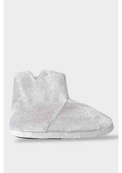 Kışlık Erkek Panduf Ev Botu Gri