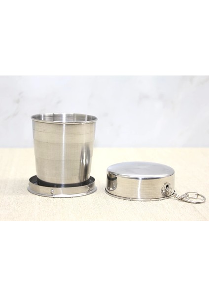 Katlanabilir Tekli Paslanmaz Çelik Shot Bardak ALK3936 - Lisinya
