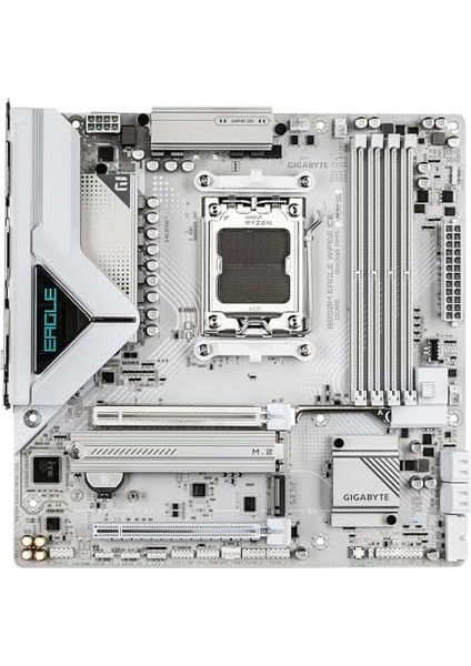 Gıgabyte B850M Eagle WIFI6E Ice LGA1851 Ddr5 7600MHZ(OC) Pcıe 5.0 M.2 Nvme Wifi 6e 2.5gbe Lan Beyaz Matx Anakart fiyatları