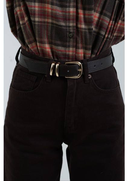 Kahve Yüksek Bel Straight Denim Pantolon indirimleri