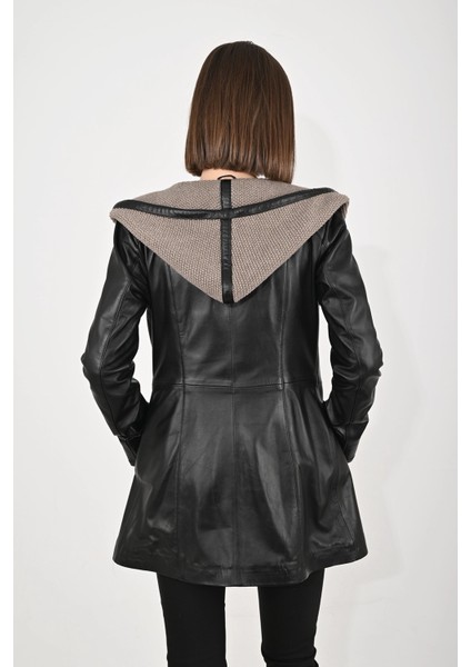 Kadın Deri Mont 07UZN