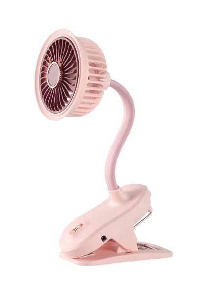 Taşınabilir Mini Klips Bebek Arabası Fanı, Fan Elektrikli Soğutma Hava Sirkülatöründe 360 Derece Dönebilen Klips ( Lisinya )