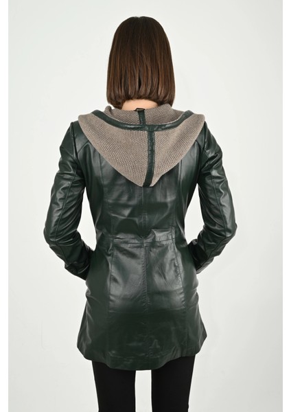 Kadın Deri Mont 07UZN