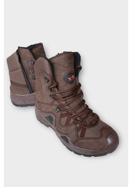 Kışlık Çöl Botu Taktikal Su Geçirmez ve Kaymaz Taban Erkektrekking & Outdoor Bot Kahverengi modelleri
