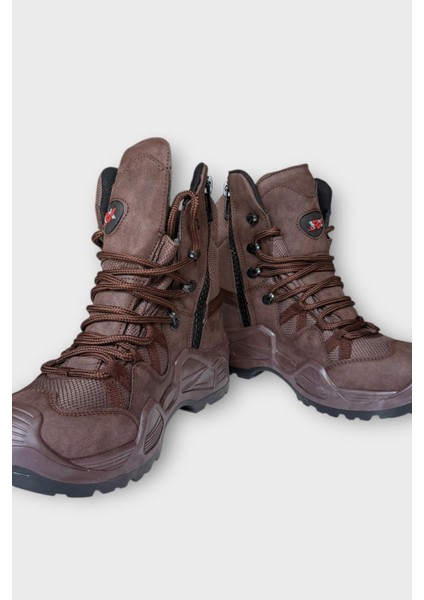 Kışlık Çöl Botu Taktikal Su Geçirmez ve Kaymaz Taban Erkektrekking & Outdoor Bot Kahverengi fırsatları