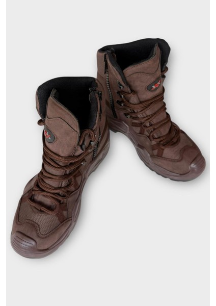 Kışlık Çöl Botu Taktikal Su Geçirmez ve Kaymaz Taban Erkektrekking & Outdoor Bot Kahverengi indirimleri