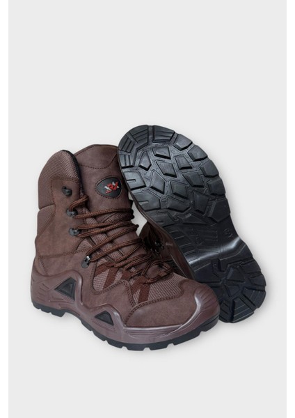 Kışlık Çöl Botu Taktikal Su Geçirmez ve Kaymaz Taban Erkektrekking & Outdoor Bot Kahverengi