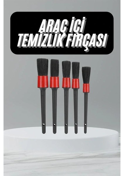 5 Adet Oto Detaylı Temizleyici Araç Içi Temizlik Fırça Seti Koltuk Döşeme Kapı Toz Alma Fırçası fiyatları