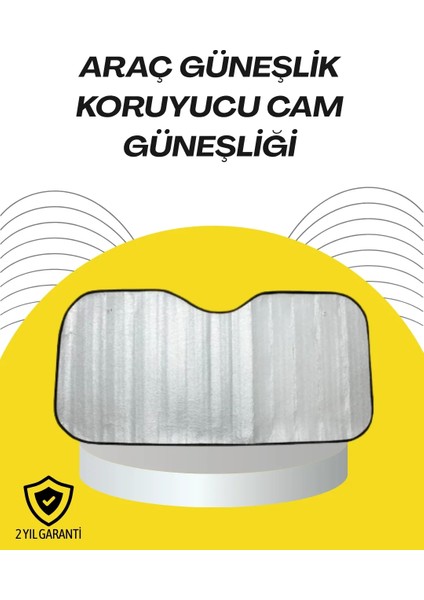 Katlanabilir Reflektörlü Oto Güneşliği – Yaz Sıcaklarına Karşı Yüksek Koruma