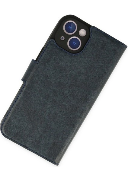 iPhone 14 Plus Kılıf Trend S Plus Kapaklı Kılıf - Lacivert - FKU9977-1143 fiyatları