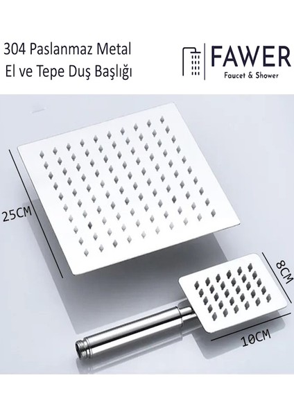 Tepe Duş Başlığı Seti Karepaslanmaz Çelik modelleri