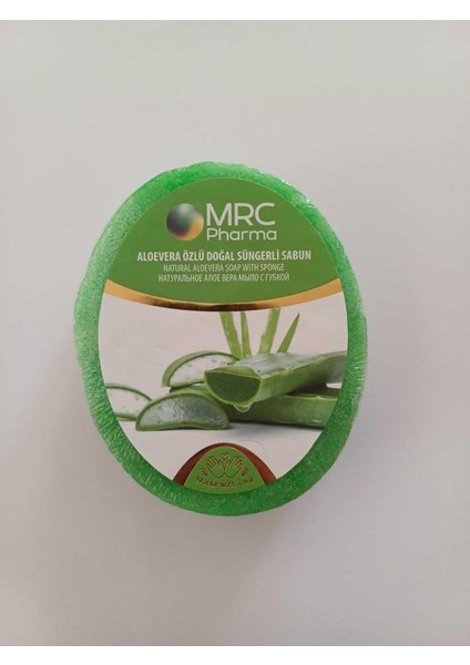 Mrc Pharma Alovera Özlü Doğal Süngerli Sabun