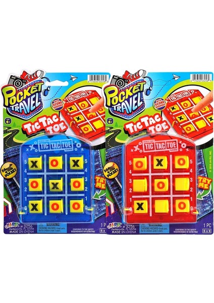 Seyahat Boyu Tic Tac Toe Oyunu - 1 Adet Stokta Olan Gönderilir