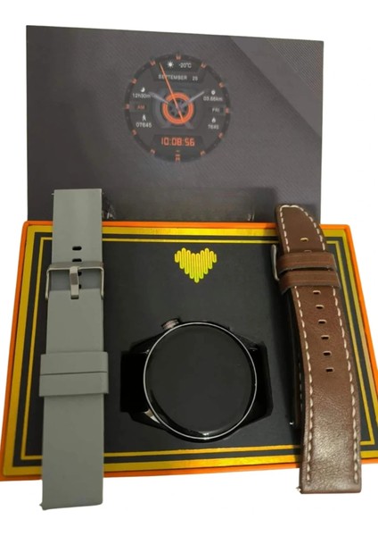 Yuvarlak Kasa 46MM Akıllı Saat Android ve Ios Uyumlu Uyku ve Sağlık Takibi indirimleri