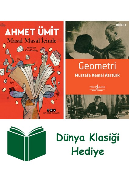 Masal Masal Içinde + Geometri + Dünya Klasiği Hediye