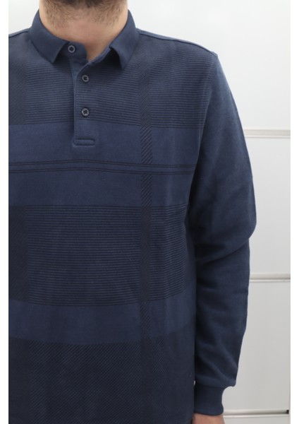 Fistan Store Erkek Desenli Spor Kesim Normal Kalıp Polo Yaka Selanik Kumaşlı Kışlık Kazak fiyatları