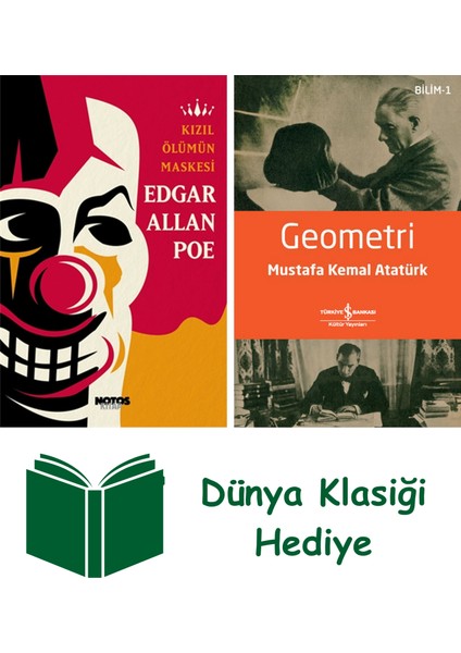 Kızıl Ölümün Maskesi + Geometri + Dünya Klasiği Hediye