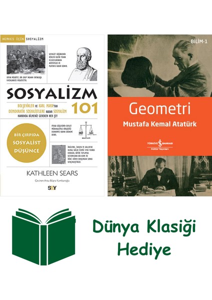 Sosyalizm 101 + Geometri + Dünya Klasiği Hediye