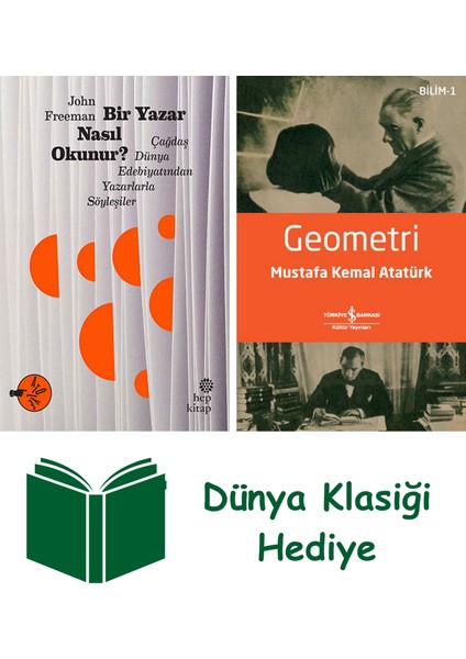 Bir Yazar Nasıl Okunur? + Geometri + Dünya Klasiği Hediye