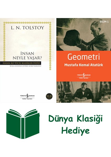 Insan Neyle Yaşar? + Geometri + Dünya Klasiği Hediye