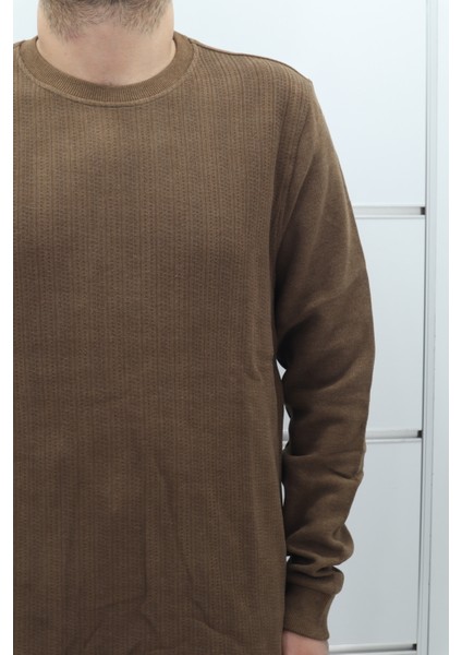 Fistan Store Erkek Desenli Spor Kesim Normal Kalıp Bisiklet Yaka Selanik Kumaşlı Kışlık Kazak fiyatları