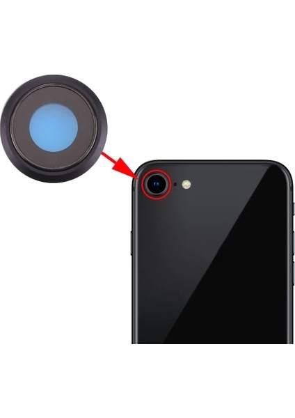 Iphone 8 Kamera Lens Kapak FULL-(5775) - ?83?67E5-2G7083 modelleri