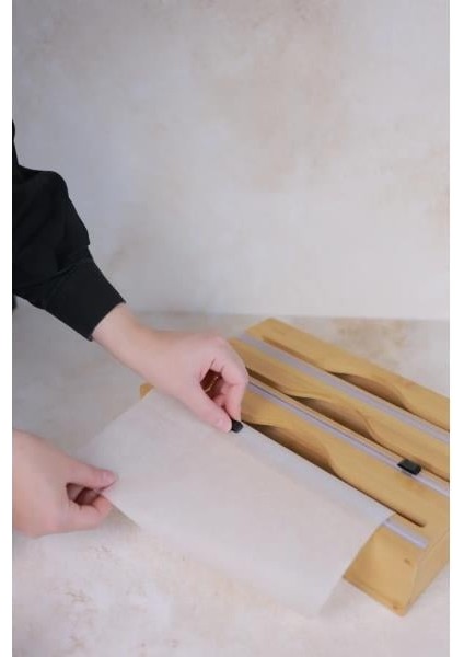 3 Bölmeli Folyo Kesme Standı