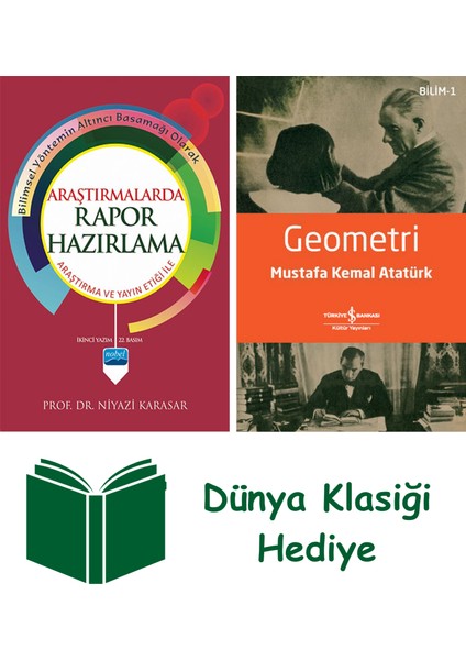 Araştırmalarda Rapor Hazırlama + Geometri + Dünya Klasiği Hediye