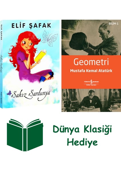Sakız Sardunya + Geometri + Dünya Klasiği Hediye