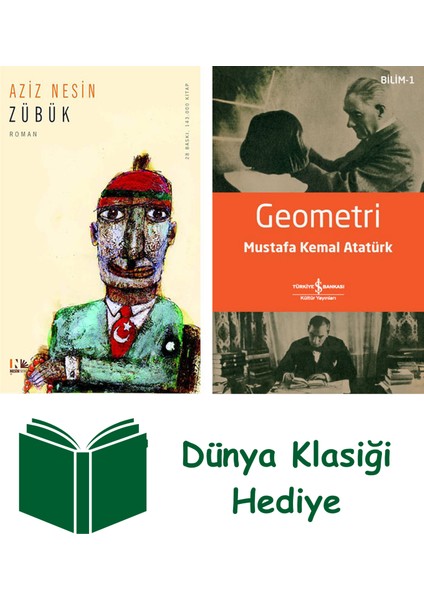 Zübük + Geometri + Dünya Klasiği Hediye
