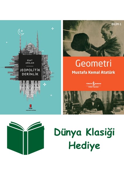 Jeopolitik Derinlik + Geometri + Dünya Klasiği Hediye
