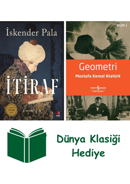 Itiraf + Geometri + Dünya Klasiği Hediye