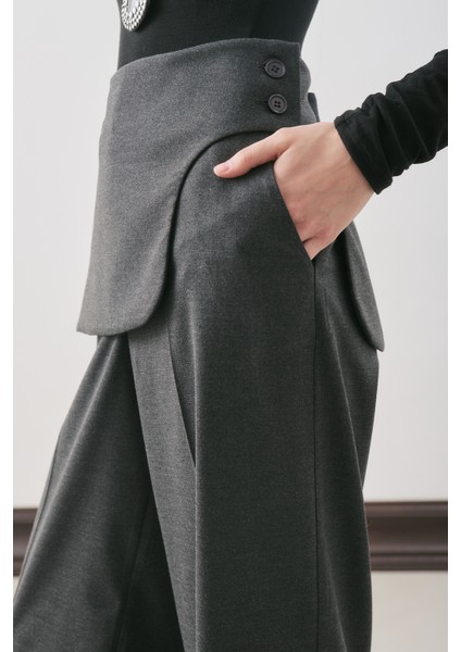 Klasik Kesim Kumaş Pantolon Antrasit indirimleri