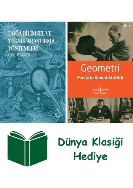 Doğa Bilimsel ve Teknik Araştırma Yöntemleri + Geometri + Dünya Klasiği Hediye