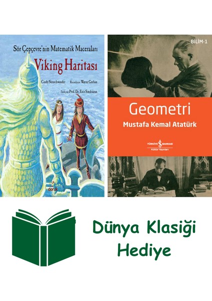 Sör Çepçevre'nin Matematik Maceraları - Viking Haritası + Geometri + Dünya Klasiği Hediye