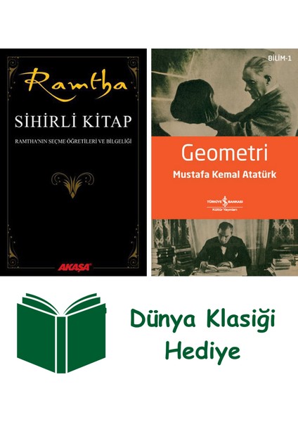 Sihirli Kitap + Geometri + Dünya Klasiği Hediye