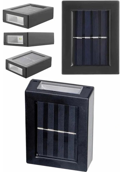 Solar Lamba Dekoratif Aplik Su Geçirmez LED Işıklı Duvar Lambası fırsatları