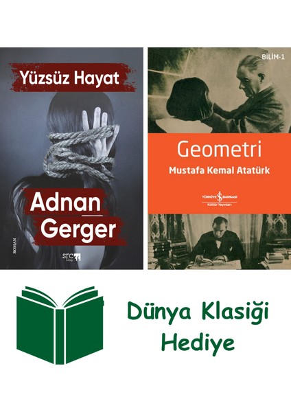 Yüzsüz Hayat + Geometri + Dünya Klasiği Hediye