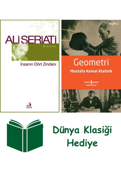 Insanın Dört Zindanı (Cep Boy) + Geometri + Dünya Klasiği Hediye