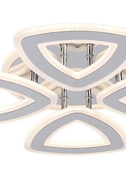 3264-4 Krom Kumandalı LED Avize modelleri