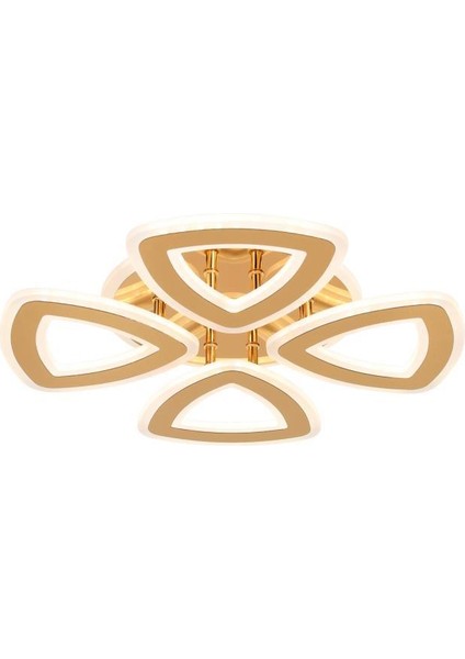 3264-4 Gold Kumandalı LED Avize fiyatları