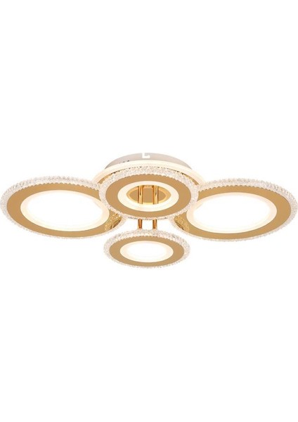 T001-4 Gold Kumandalı LED Avize fiyatları