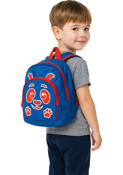 - Volkan 4975 5331 Sevimli Anaokulu ve Kreş Günlük Kullanım Mavi Renk Okul Çantası