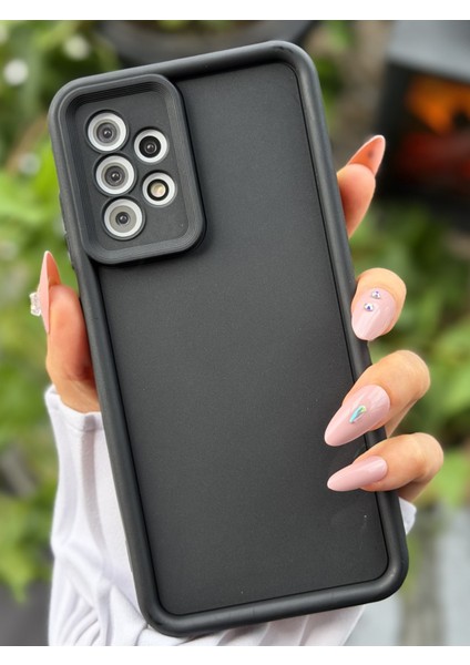 Galaxy A32 Uyumlu Mat Lansman Parmak Izi Bırakmaz Esnek Silikon Kılıf