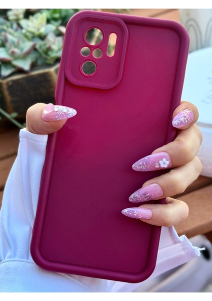 Redmi Note 10 ve Note 10S Uyumlu Mat Lansman Parmak Izi Bırakmaz Esnek Silikon Kılıf