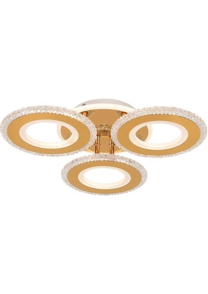 T001-3 Gold Kumandalı LED Avize fiyatları