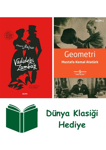 Vadideki Zambak (Ciltli) + Geometri + Dünya Klasiği Hediye