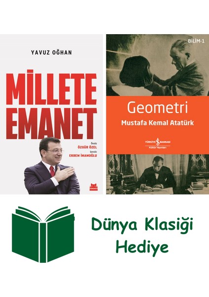 Millete Emanet + Geometri + Dünya Klasiği Hediye