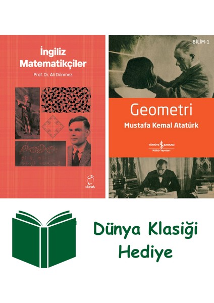 Ingiliz Matematikçiler + Geometri + Dünya Klasiği Hediye