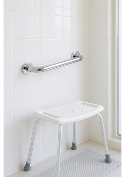 Yaşlı ve Engelli Tutunma Barı – Krom Kaplama 30 Cm, Küvet ve Duş Tutamağı, Kaymaz Güvenlik Barı indirimleri